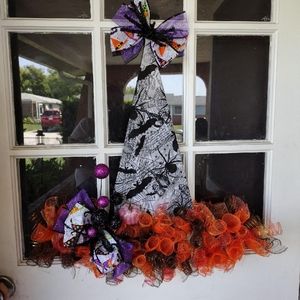 A Halloween wreath